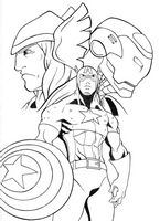 kolorowanki Avengers malowanki do wydruku Marvel numer 11