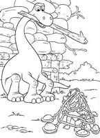 malowanka Dobry dinozaur kolorowanka do z bajki nr 25