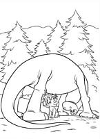 kolorowanka Dobry dinozaur malowanka z bajki nr 26