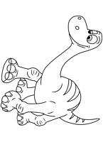 kolorowanka Dobry dinozaur malowanka z bajki nr 4