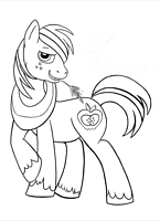 big macintosh my little pony coloring pages - photo #10