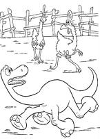 kolorowanka Dobry dinozaur malowanka z bajki nr 12