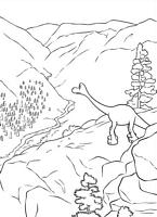 malowanka Dobry dinozaur kolorowanka do z bajki nr 30