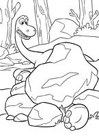 kolorowanka Dobry dinozaur malowanka z bajki nr 35