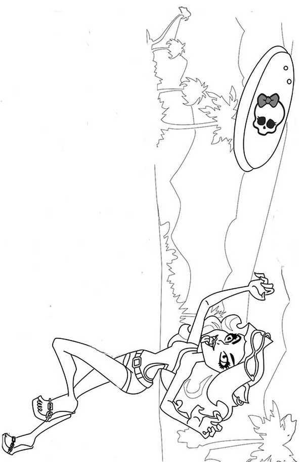 kolorowanki Monster High do wydruku malowanki dla dziewczyn numer  79