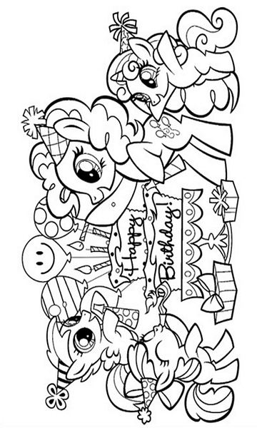kolorowanka My Little Pony malowanka do wydruku z bajki dla dzieci, obrazek nr 74