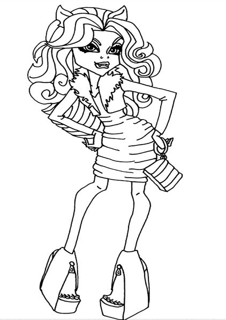 kolorowanka Monster High 9