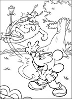 do wydruku kolorowanka Myszka Miki z bajki dla dzieci 23
