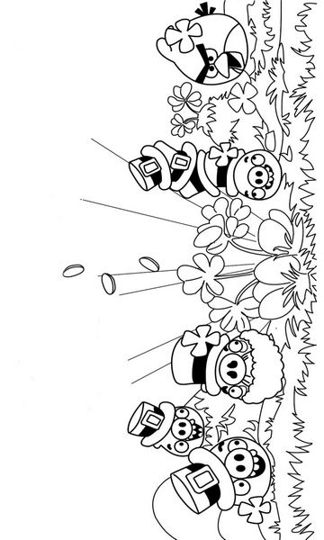 kolorowanka Angry Birds malowanka do wydruku z gry dla dzieci, obrazek nr 29