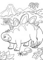 malowanki Dinopociąg dinozaury do wydruku kolorowanki do pokolorowania kredkami nr 37