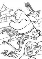 kolorowanki Kung Fu Panda malowanki do wydruku numer 17