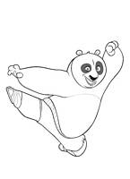 kolorowanki Kung Fu Panda malowanki do wydruku numer 43