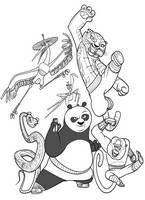 kolorowanki Kung Fu Panda malowanki do wydruku numer 48