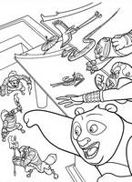 kolorowanki Kung Fu Panda malowanki do wydruku numer 5