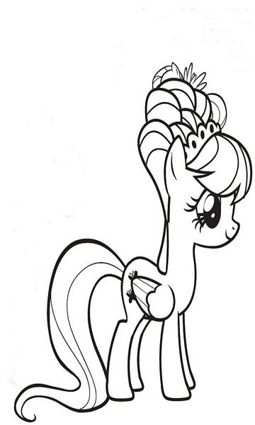 kolorowanka My Little Pony malowanka do wydruku z bajki dla dzieci, obrazek nr 56