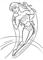 kolorowanki Wonder Woman malowanki do wydruku dla dzieci nr 15