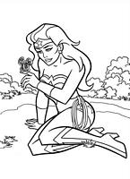 kolorowanki Wonder Woman malowanki do wydruku dla dzieci nr 21