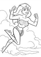 kolorowanki Wonder Woman malowanki do wydruku dla dzieci nr 25