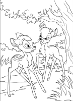 kolorowanka Bambi do wydruku malowanka Disney nr 8