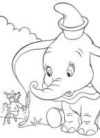 kolorowanki Dumbo malowanki do wydruku nr 3